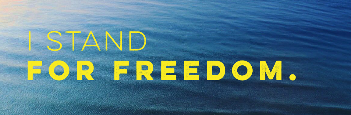 Crimea sea with letters in front